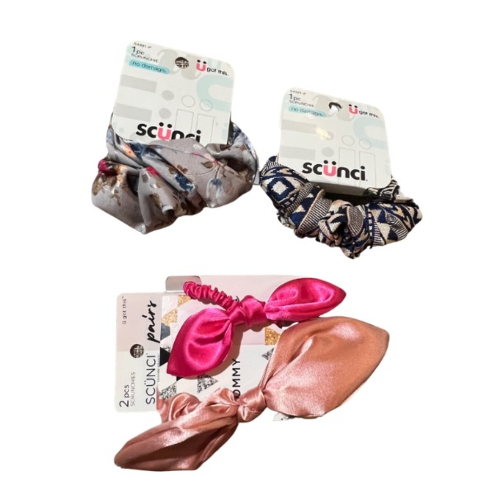 Set 3 Pcs Scrunchies scunci